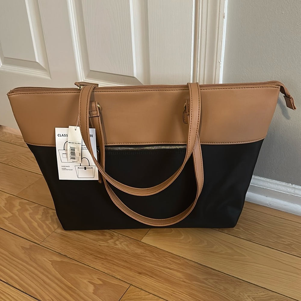 Classic work tote bag